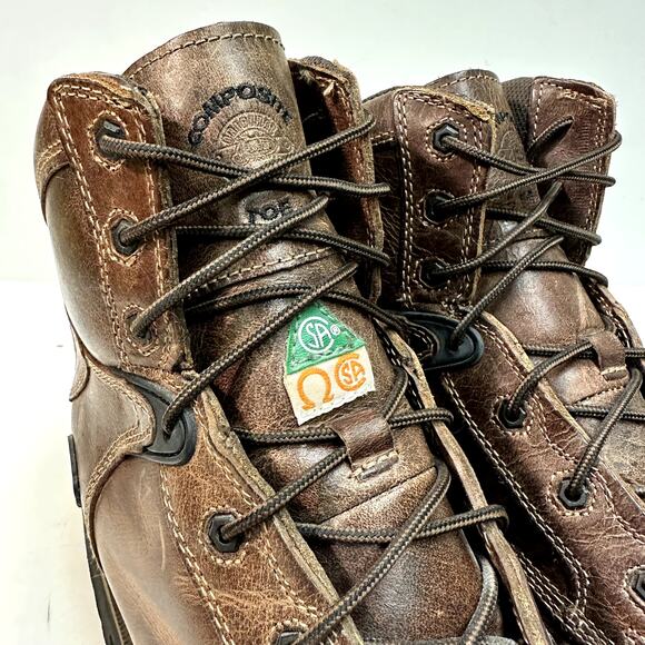 VERY GOOD Justin CW677 6" Utah Waterproof Safety Composite Toe Work Boot 12 EE - Picture 8 of 14